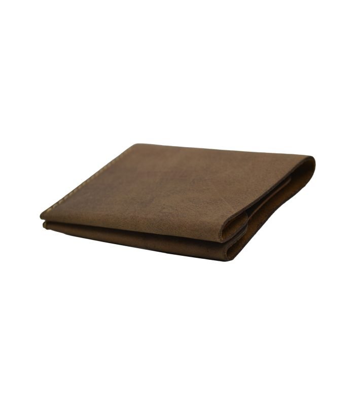 Casual Bifold Long Leather Clutch Camel