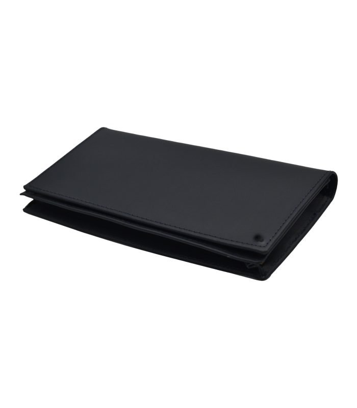 Classic Bifold Long Leather Clutch