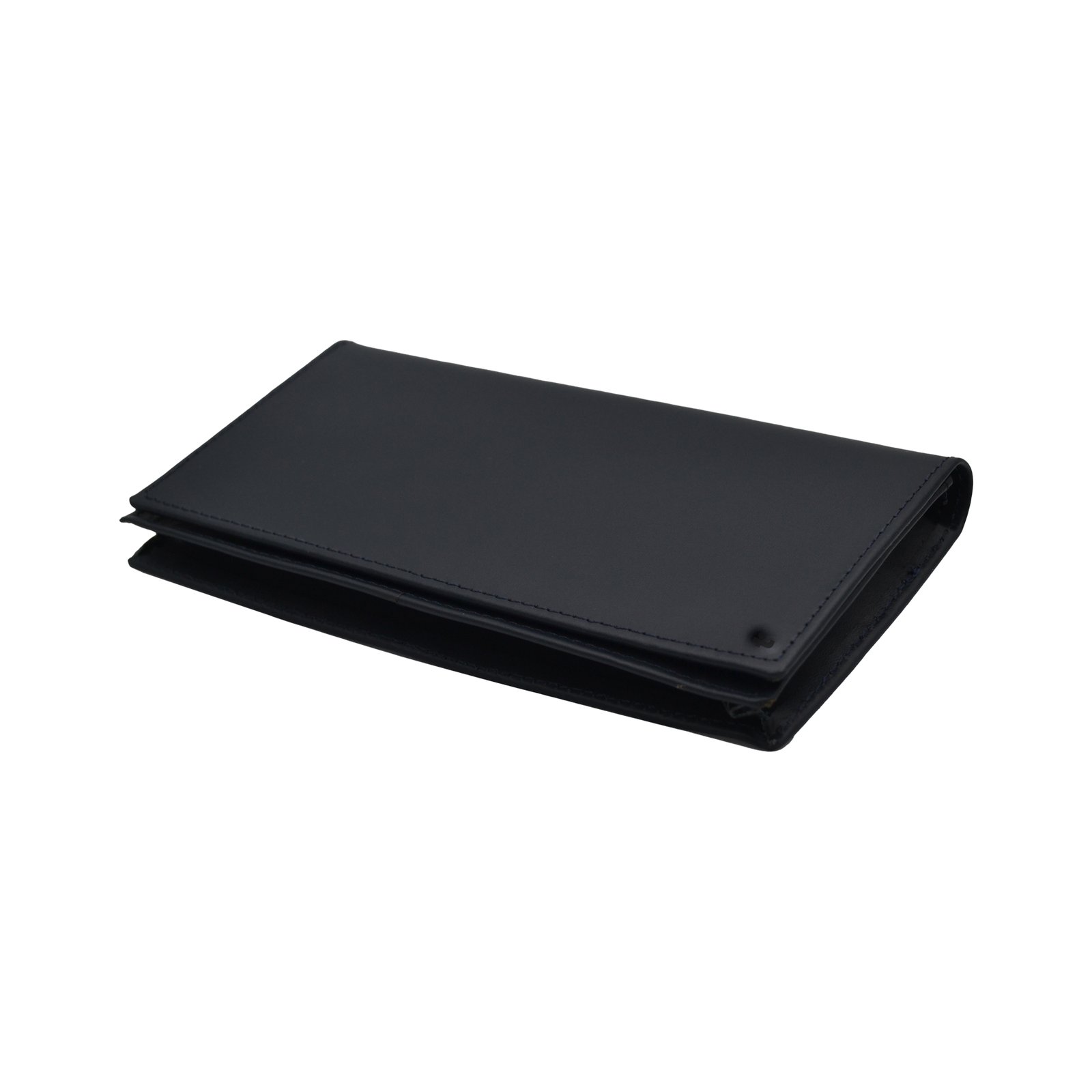 Classic-Bifold-Long-Leather-Clutch-Black01-A