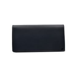 Classic-Bifold-Long-Leather-Clutch-Black01-B