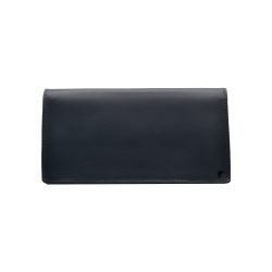Classic-Bifold-Long-Leather-Clutch-Blue01-B