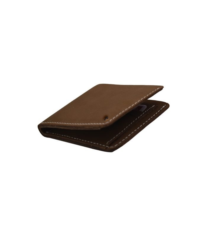 Classic Retro Brifold Leather Wallet Yellow