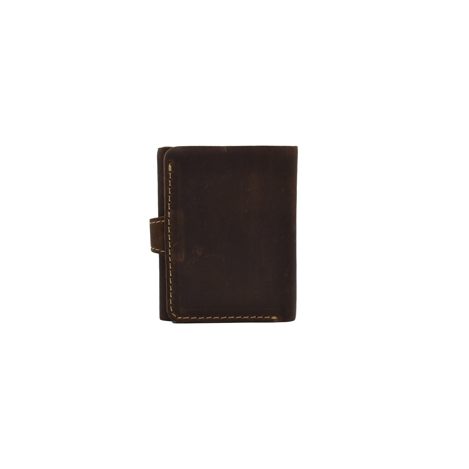 Classic-Retro-Trifold-Button-Leather-Wallet-Dark-Brown01-B