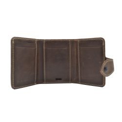 Classic-Retro-Trifold-Button-Leather-Wallet-Dark-Brown01-C
