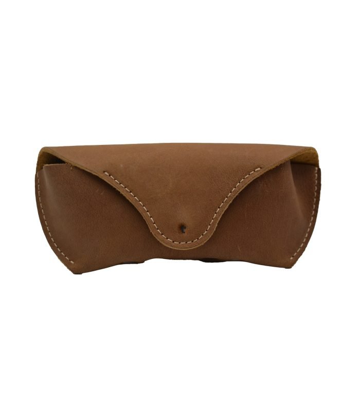 Leather Sunglass Case Brown