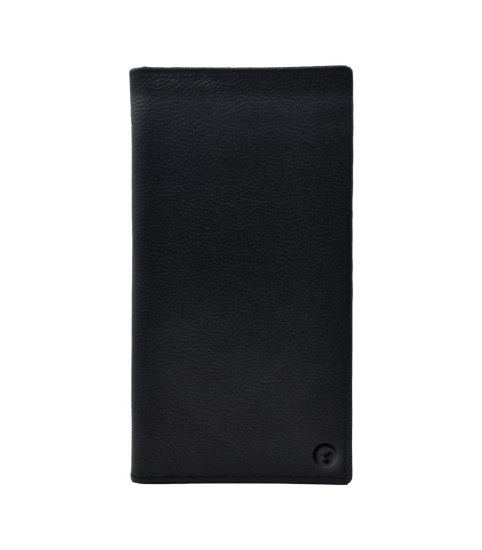 Long Wallet Zipper Pouch Black