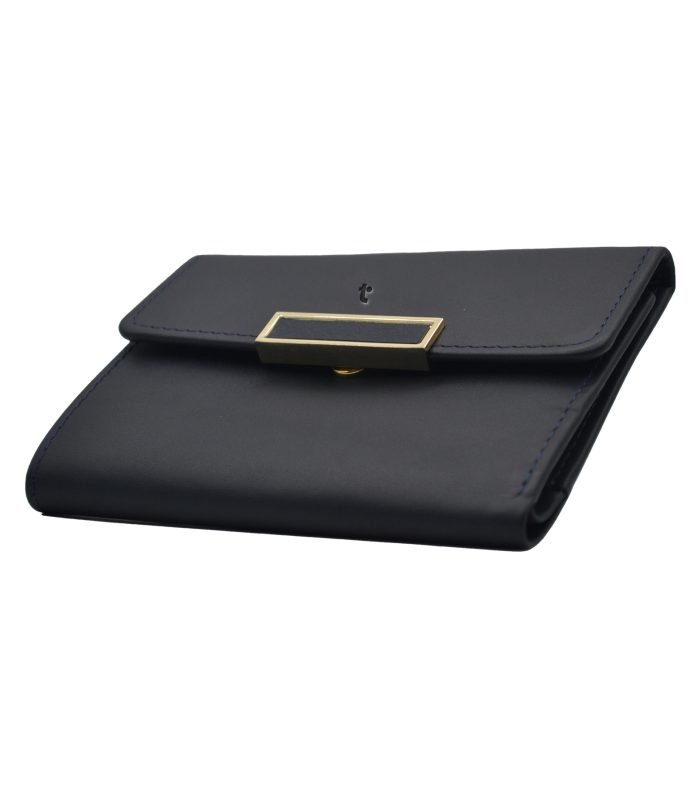 Minimal Triflod Button Wallet