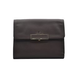 Minimal-Triflod-Button-Wallet-Brown-B