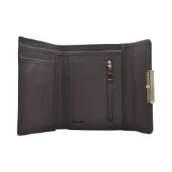 Minimal-Triflod-Button-Wallet-Brown-C