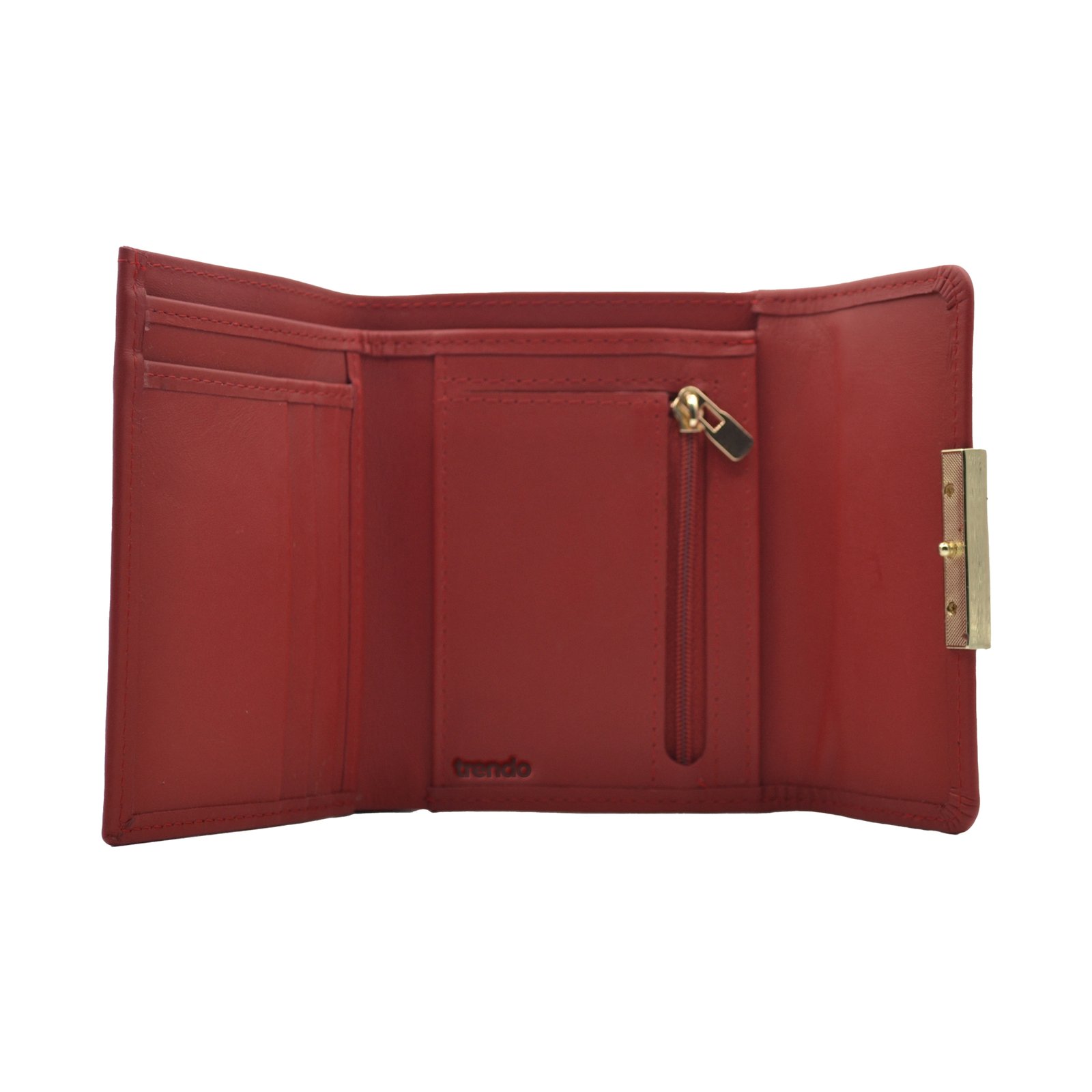 Minimal-Triflod-Button-Wallet-Red-C