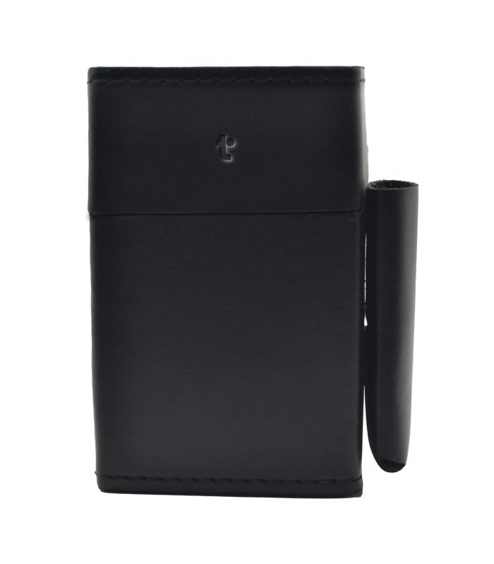 Leather Cigarette Case Black